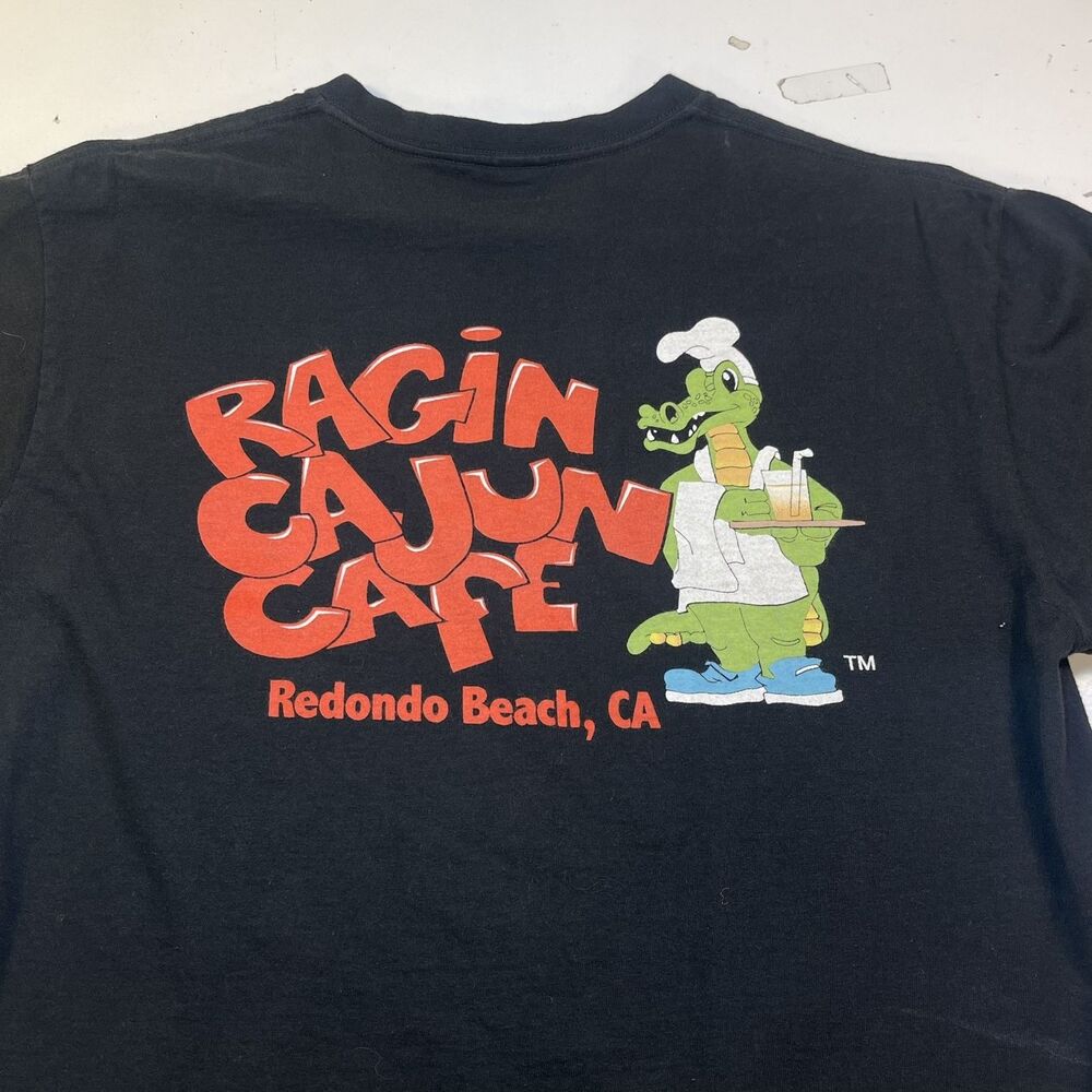 CRAZY SHIRTS HAWAII RAGIN CAJUN CAFE Reondo Beach CALIFORNIA DIVE BAR T SHIRT M